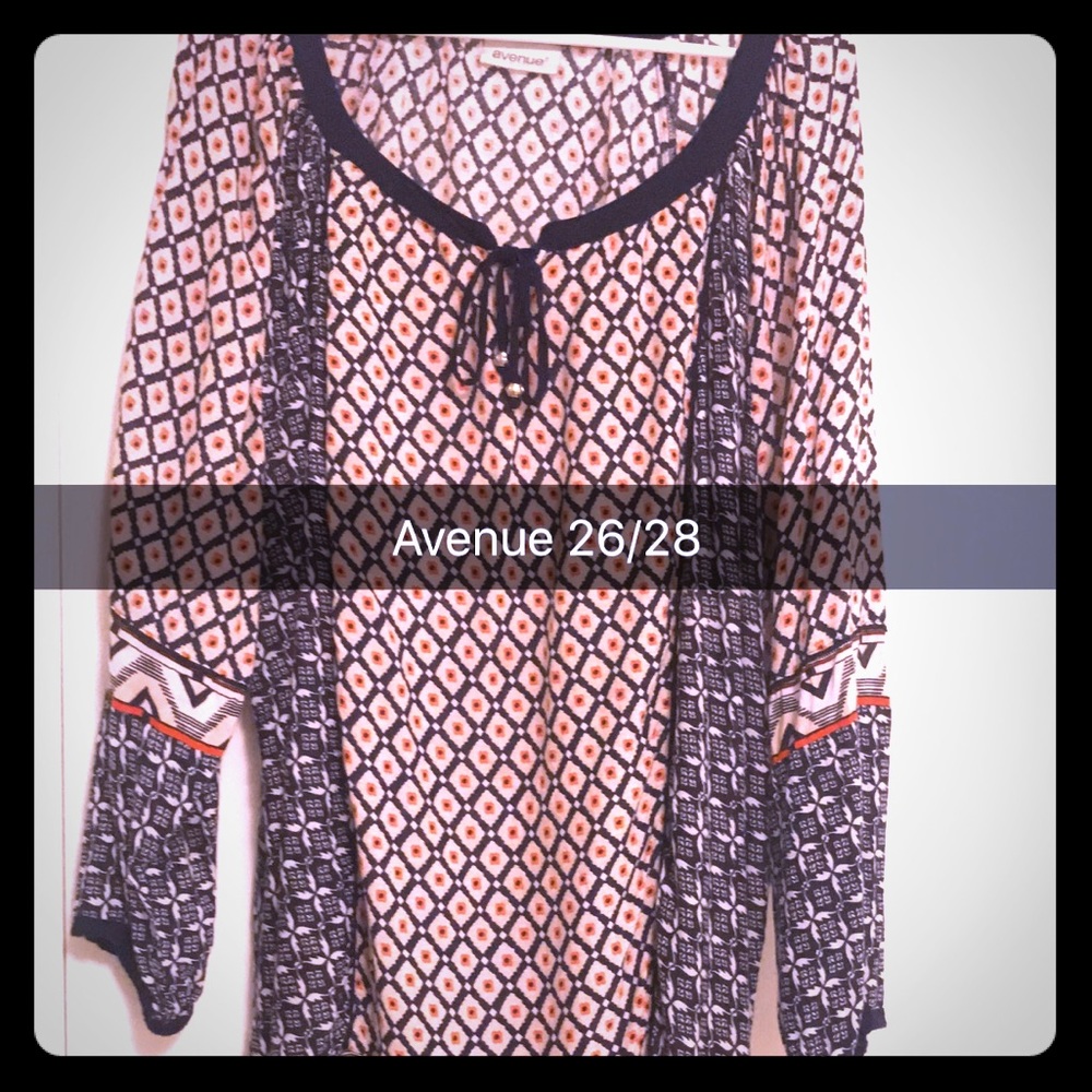 Avenue summertime blouse